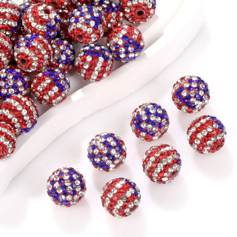 50PCS 16mm Colorful Disco Ball Christmas Cube Beads For Jewelry Making Findings DIY Bracelet Necklace Earring Accessories