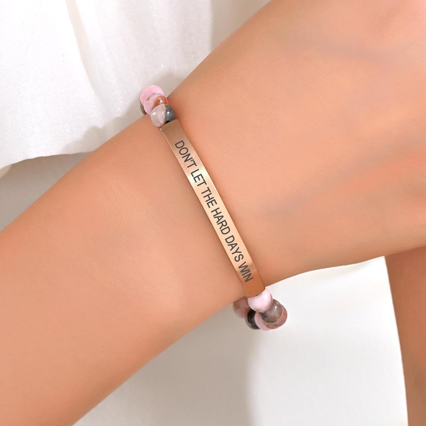 Inspirational Bracelets for Women,18K Gold Plated Christian Bible Verse Faith Jewelry, Religious Jesus Prayer Gift for Mom, Sister, Friend