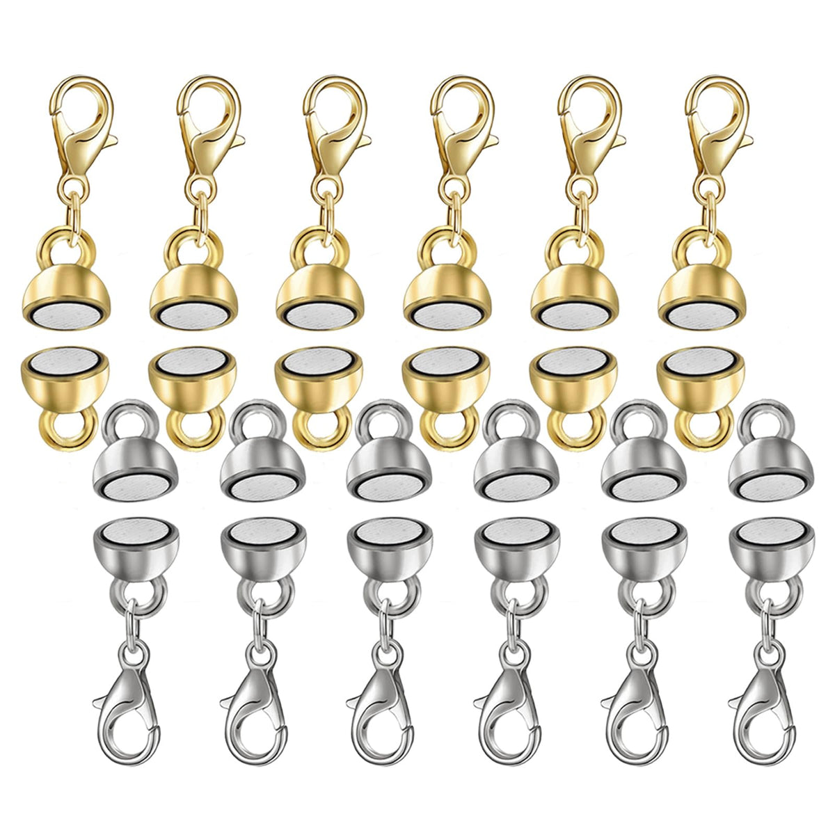 Magnetic Necklace Clasps and Closures with Lobster Clasp