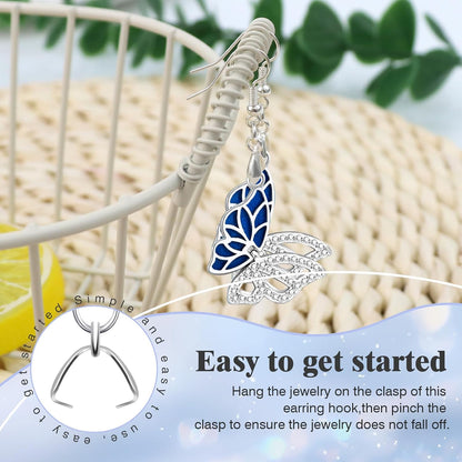 Earring Hooks 50 PCS/25 Pairs, Stainless Steel Ear Wires Fish Hooks