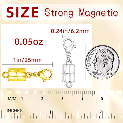 Magnetic Necklace Clasps and Closures with Lobster Clasp