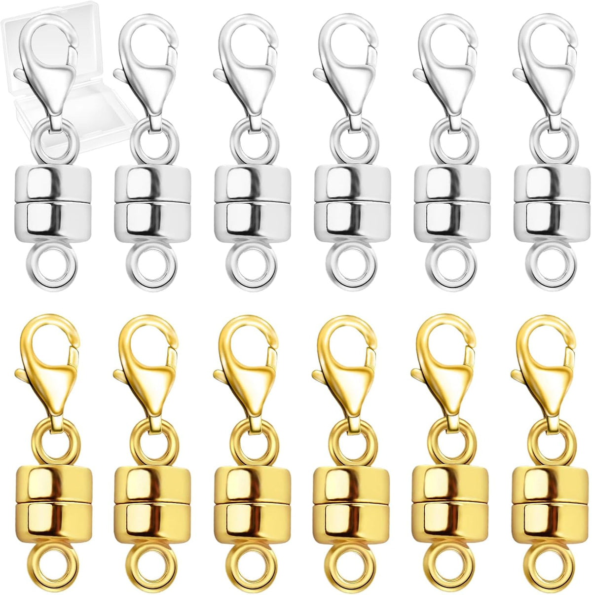 Magnetic Necklace Clasps and Closures with Lobster Clasp
