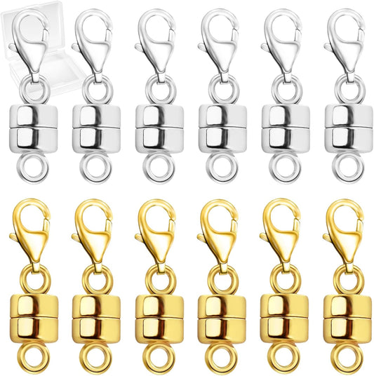 Magnetic Necklace Clasps and Closures with Lobster Clasp