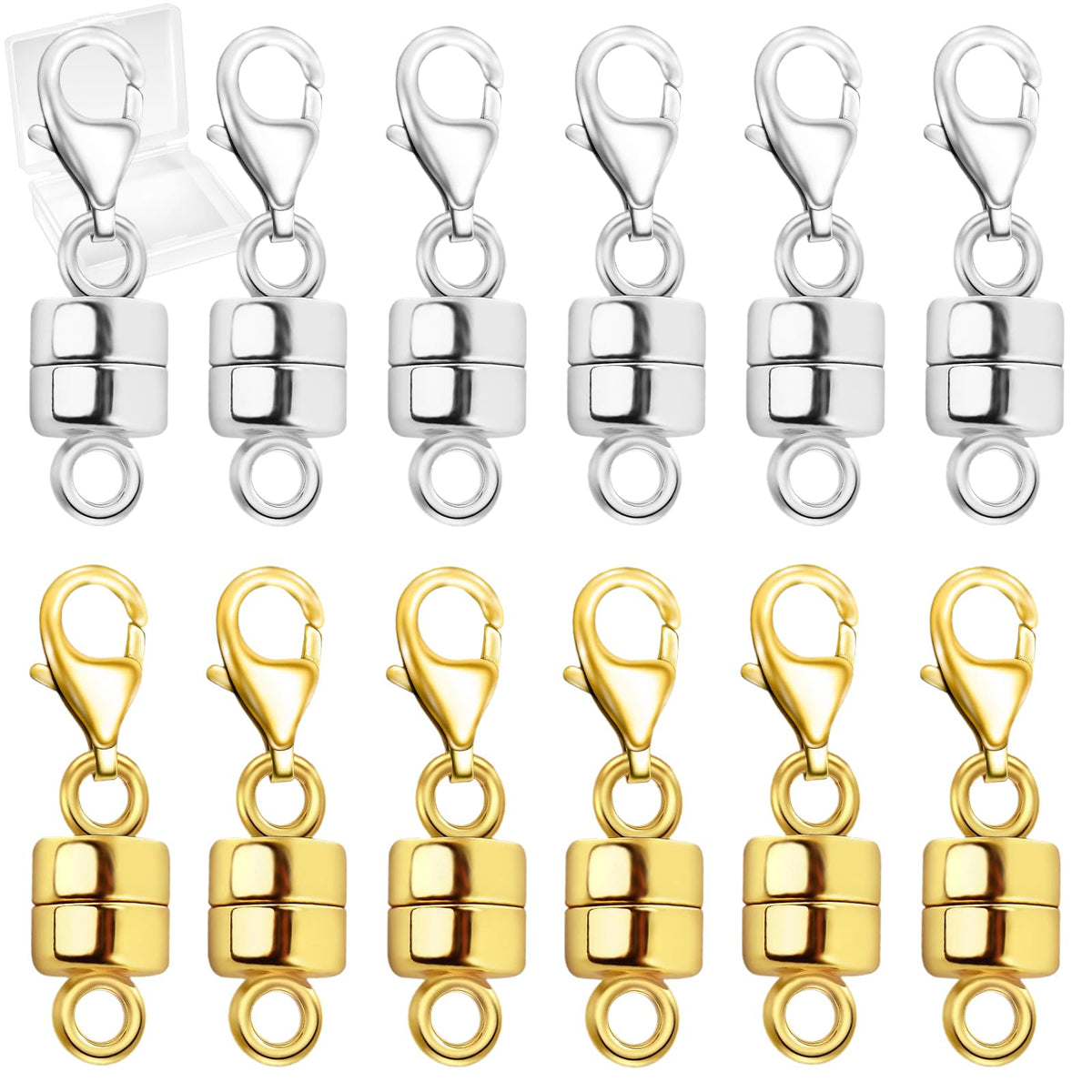 Magnetic Necklace Clasps and Closures with Lobster Clasp