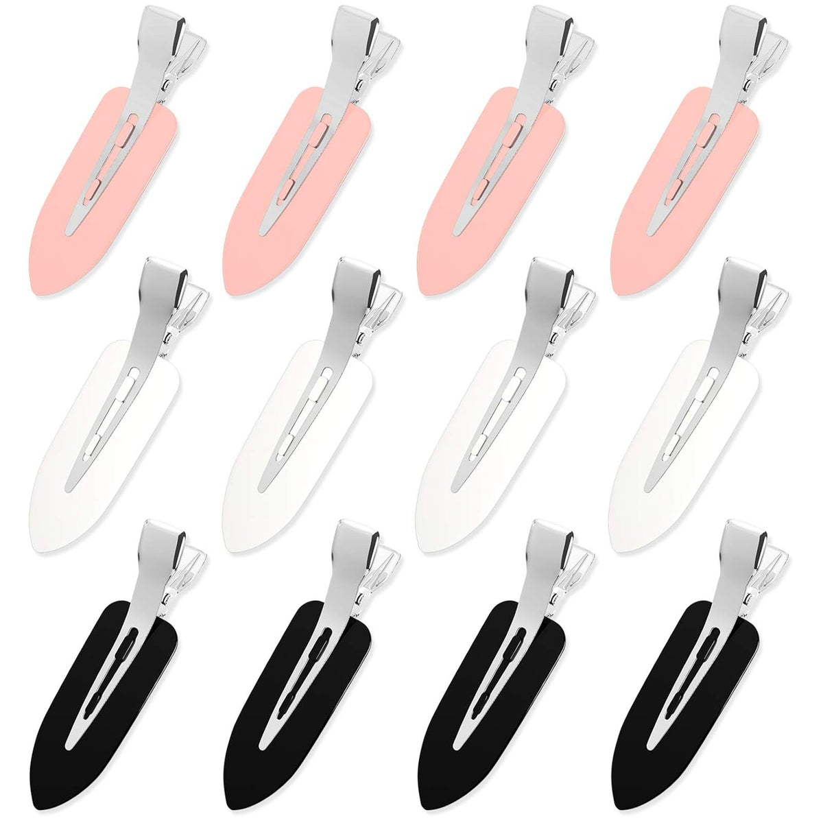 Hair Clip, 12 Pcs No Crease Hair Clips for Styling and Makeup