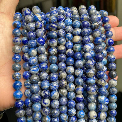 Wholesale Natural Stone Beads Amethyst Citrine Rose Quartz Crystal Gemstone Bead for DIY Jewelry Making 4 6 8 10 12 MM, 38CM