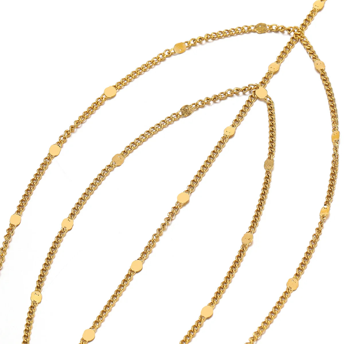 E398 18k PVD Plated Chain Gold Silver Thin Chain Permanent Stainless Steel Chain for Diy