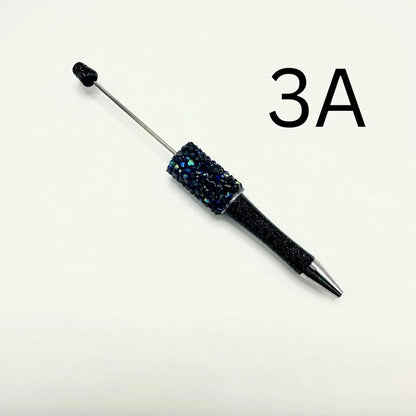 DIY for Plastic Ballpoint Pens Cone Shape Rhinestones Solid Metallic Colors Portable for Office School Gift