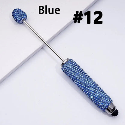 Wholesale DIY Beadable Rhinestone Ballpoint Pens Multi-Function Touchscreen Stylus Pens