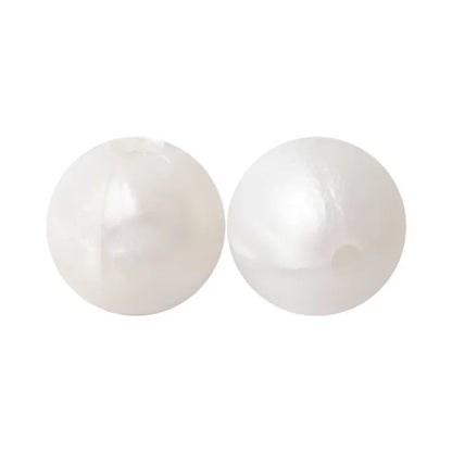 100PCS Custom Wholesale 9mm 12mm 15mm Food Grade BPA Free Baby Chew Teether Silicone DIY Beads for Pen Making Accessories