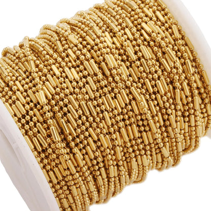 A2126 HOT 18k Gold Stainless Steel Chain Bulk Link Necklace Bracelet Link Chain for Jewelry Making