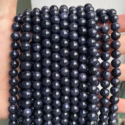 Wholesale Natural Stone Beads Amethyst Citrine Rose Quartz Crystal Gemstone Bead for DIY Jewelry Making 4 6 8 10 12 MM, 38CM