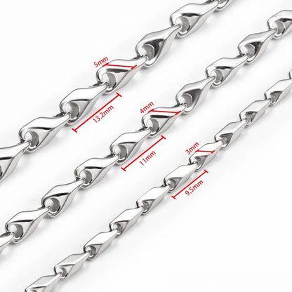 A3130 High Quality Stainless Steel Chain Necklace Bracelet Making Bulk Jewelry Chain Wholesale