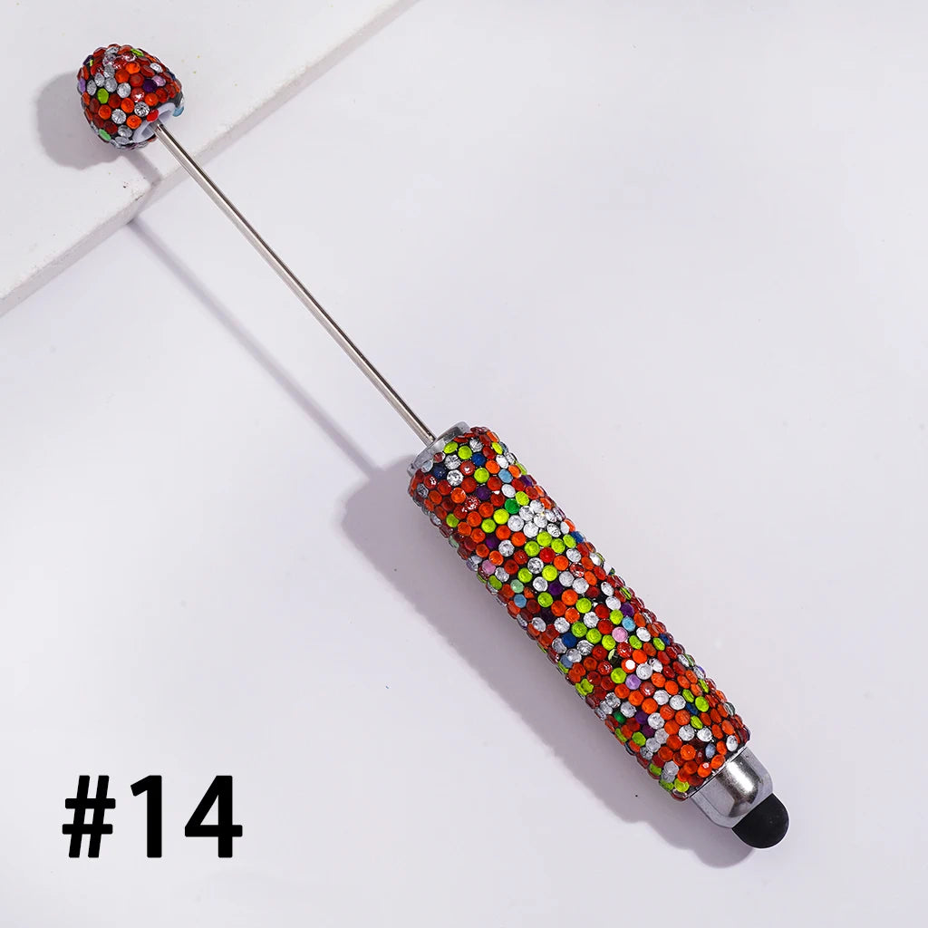 DIY Durable Plastic Touchscreen Glitter-Covered for Pen New Candy Colored Multifunctional Clip on Gift Pen Wholesale