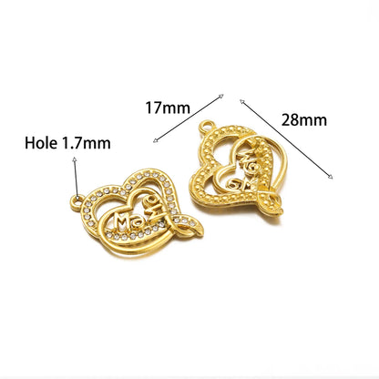 High Quality Stainless Steel Gold Plated Enamel Turtle Conch Starfish Dragonfly Heart Charms Pendant for Jewelry Necklace Making