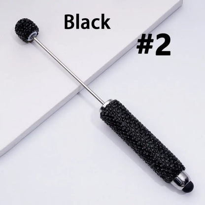 Wholesale DIY Beadable Rhinestone Ballpoint Pens Multi-Function Touchscreen Stylus Pens