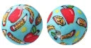 100PCS 15mm Silicone Round Printed Beads 2mm Hole Colorful Pattern Loose Beads for Bracelet Necklace DIY Jewelry Craft Making