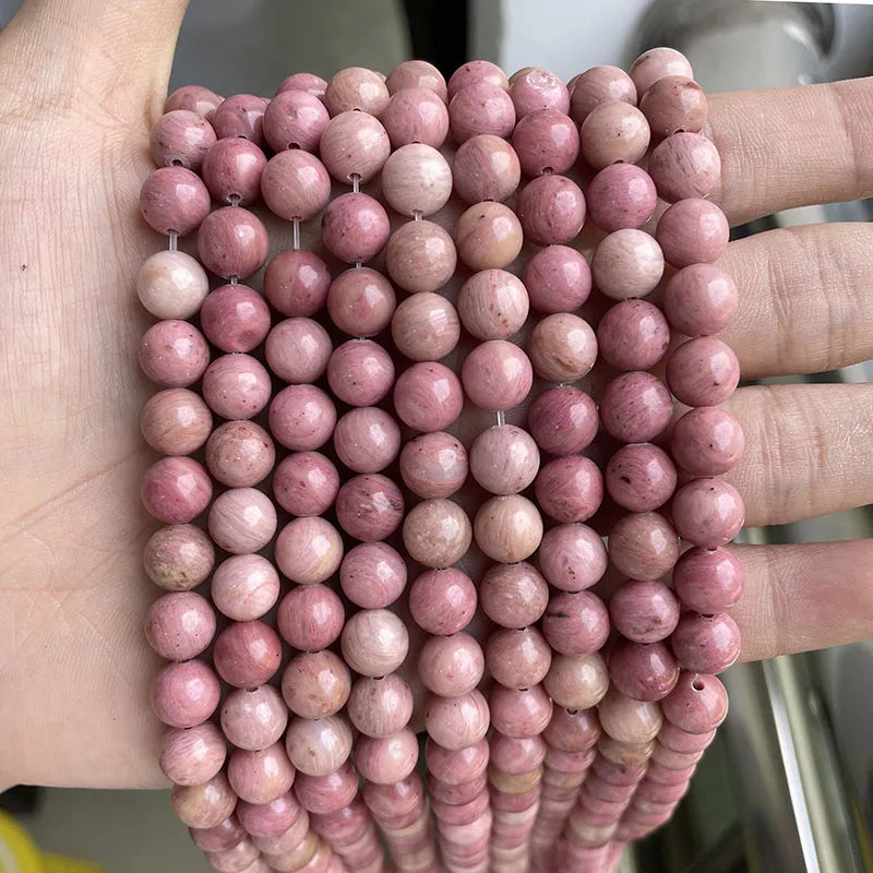 Wholesale Natural Stone Beads Amethyst Citrine Rose Quartz Crystal Gemstone Bead for DIY Jewelry Making 4 6 8 10 12 MM, 38CM