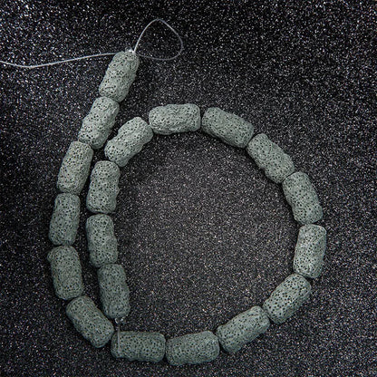 Irregular Nugget Irregular Uneven RoundTube Multi Colors Pink Blue Black Red Volcanic Rock Lava Stone Beads for Jewelry Making