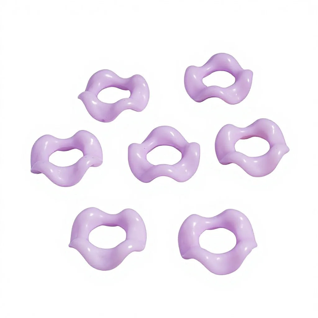 16MM Round Acrylic/Plastic/Lucite Beads with Spacer for DIY Pen Beads and Bracelet Crafts in Mixed Colors