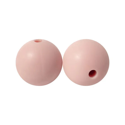 100PCS Custom Wholesale 9mm 12mm 15mm Food Grade BPA Free Baby Chew Teether Silicone DIY Beads for Pen Making Accessories