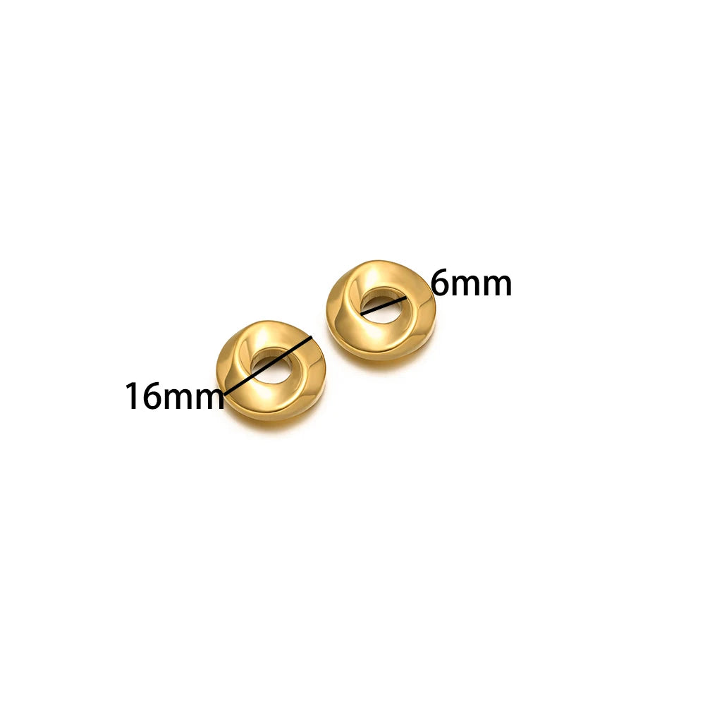 Wholesale Gold Plated Stainless Steel Moon Sun Leaf Cross Heart Charm Pendant for DIY Jewelry Necklace Making