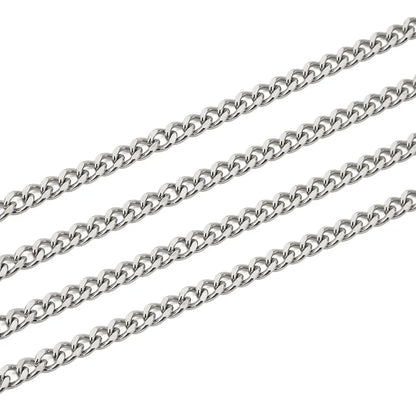 A1527 High Quality 18k Gold Stainless Steel Chain 3.5mm Bulk Jewelry Chain Accessory for Diy Making