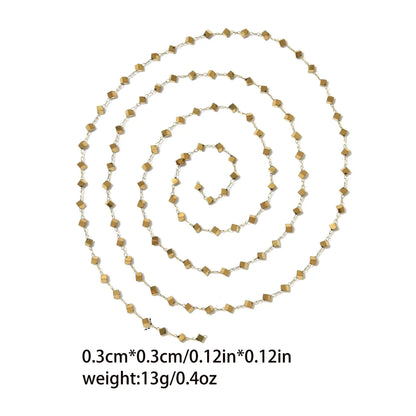 D985 Fashion Star Heart Moon Handmade Stainless Steel Chain Necklace Bracelet Diy Roll Bulk Chain for Jewelry Diy