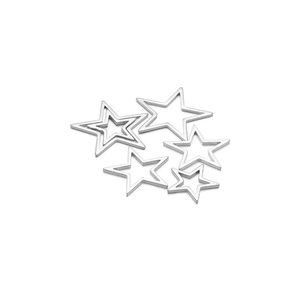 New Product Stainless Steel Gold Plated Charm Five-pointed Star Charm Pendant for DIY Jewelry Necklace Making