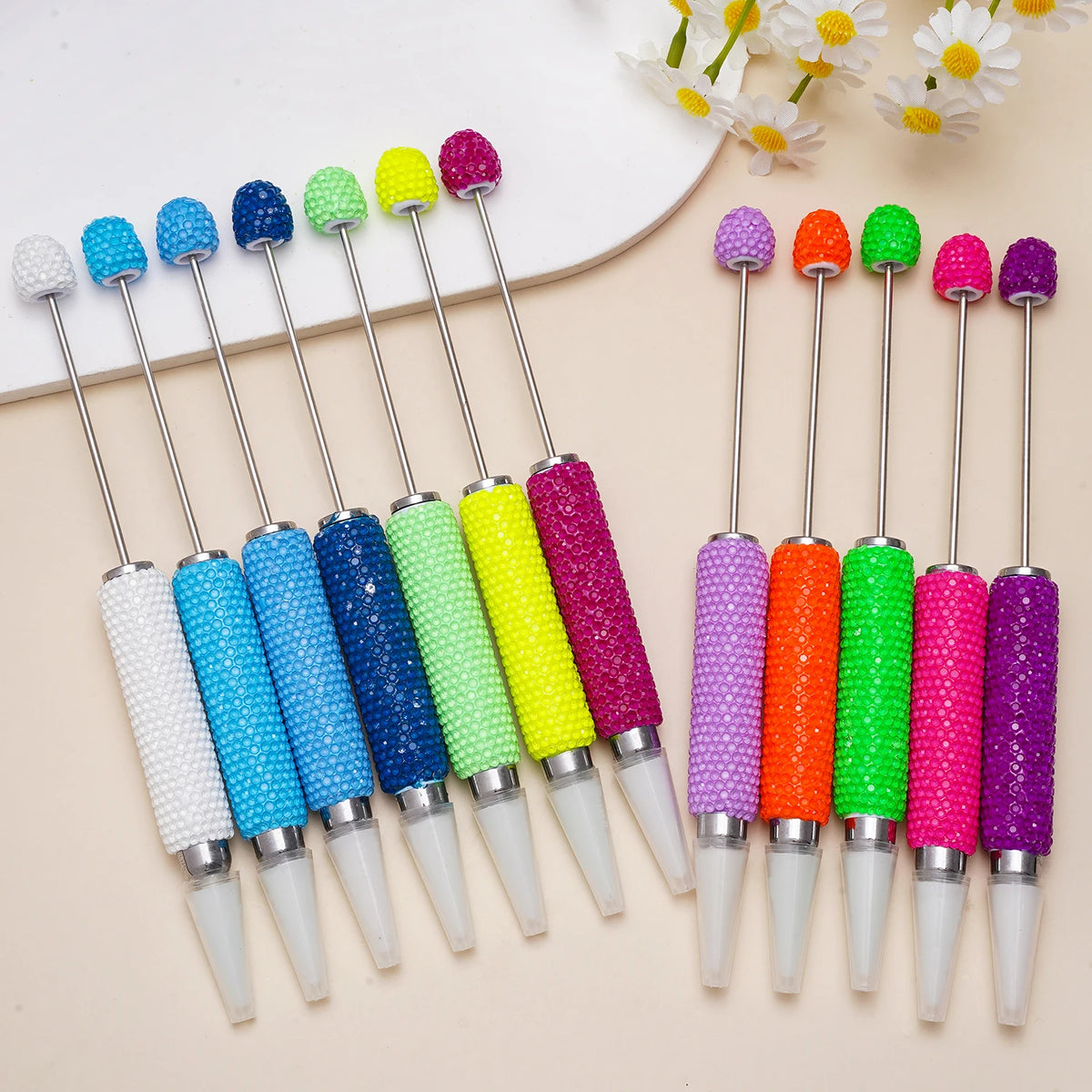 Creative Fluorescent Full-diamond Dotting Pen DIY Stringing Bead Candy Water diamond Handmade diamond Setting Heavy-duty Wax Pen