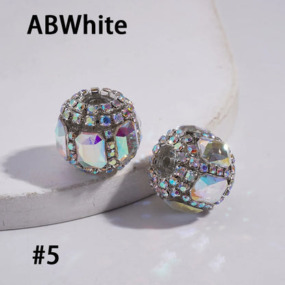 Multi-colored Rhinestone Chain with Rectangle Diamond-Shaped and Clear Round Acrylic Beads-DIY Crafting Accessory