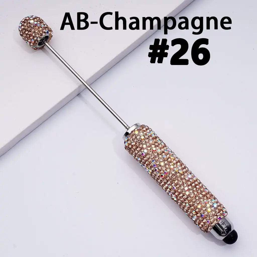 Wholesale DIY Beadable Rhinestone Ballpoint Pens Multi-Function Touchscreen Stylus Pens