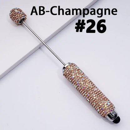 Wholesale DIY Beadable Rhinestone Ballpoint Pens Multi-Function Touchscreen Stylus Pens