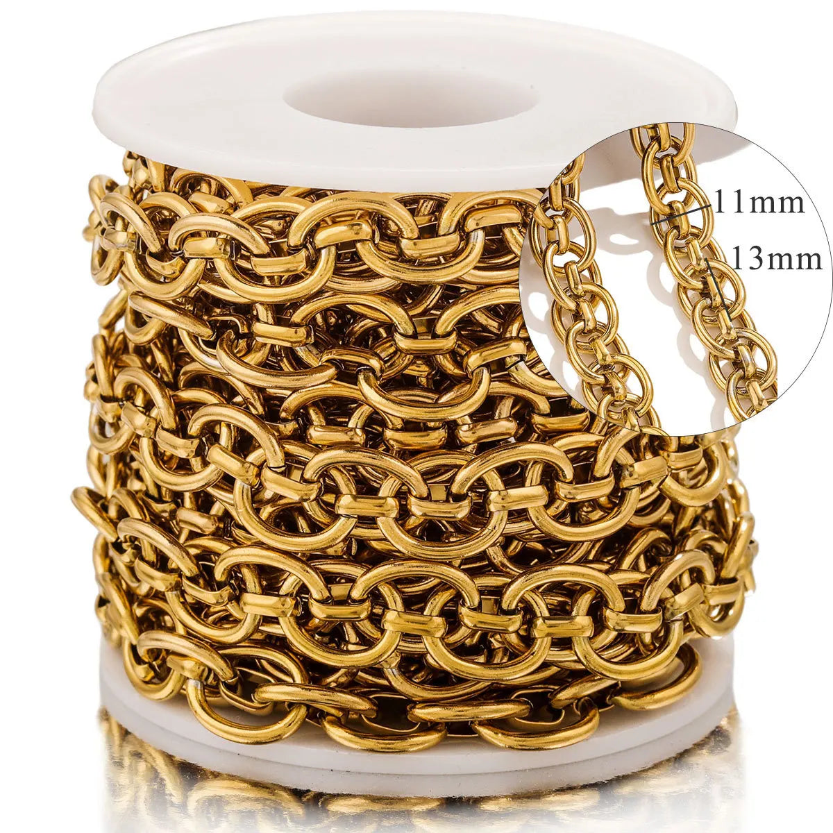 D378 Chunky Twisted Cuban Chain Chocker Gold Silver Black Gun Plated Stainless Steel Snake Rope Chain Jewelry for Men