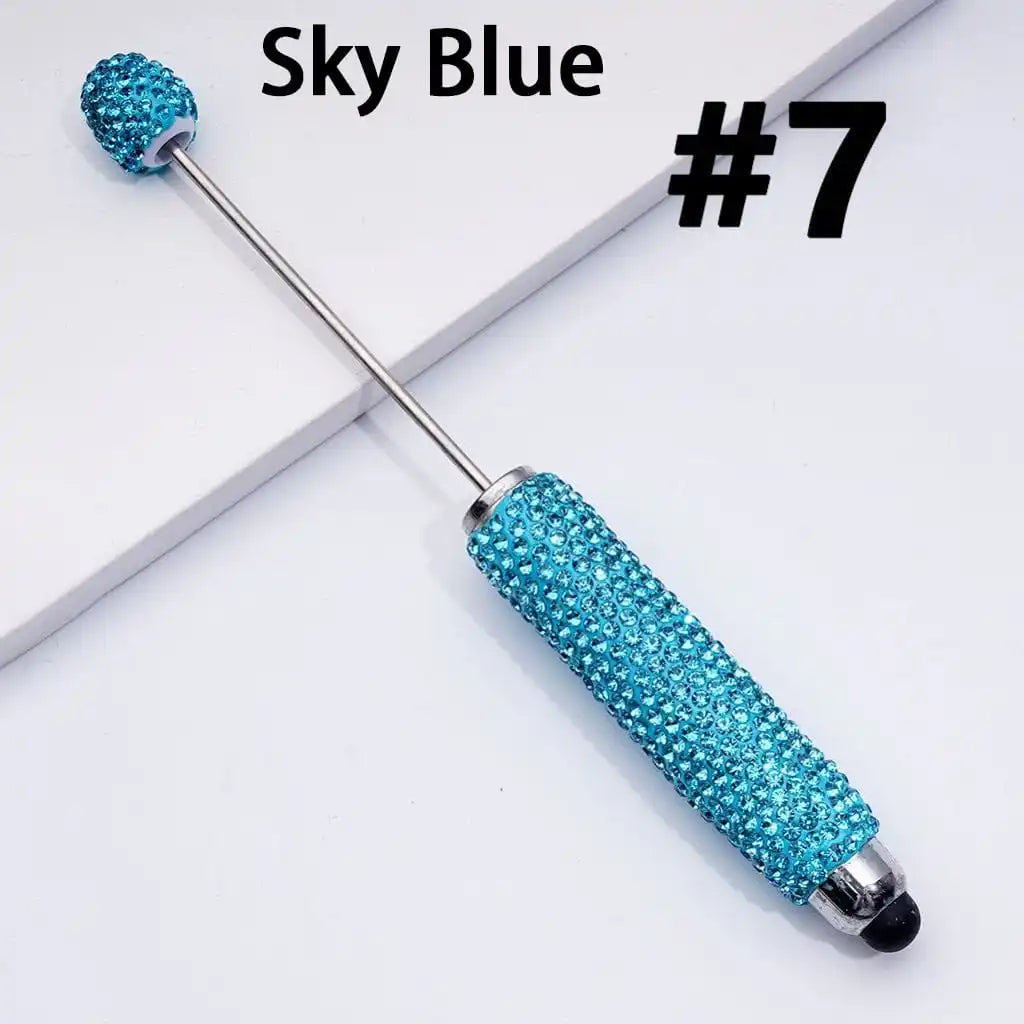 Wholesale DIY Beadable Rhinestone Ballpoint Pens Multi-Function Touchscreen Stylus Pens