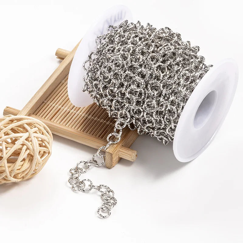 A3128 Hot Fashion High Quality Stainless Steel Chain Bulk Link Necklace Bracelet Making Jewelry Diy Findings