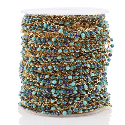 A8061 Colorful Stainless Steel Chain Enamel Tassel Beads Chain Necklace Bracelet Jewelry Accessory