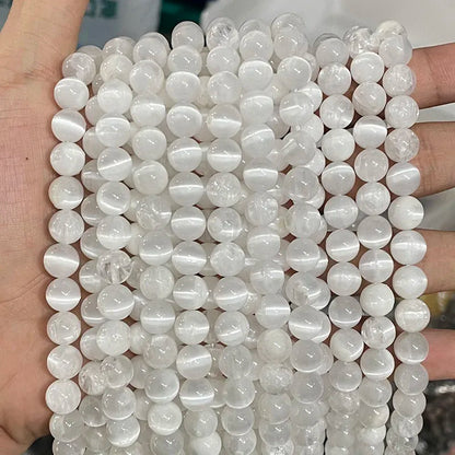 Wholesale Natural Stone Beads Amethyst Citrine Rose Quartz Crystal Gemstone Bead for DIY Jewelry Making 4 6 8 10 12 MM, 38CM