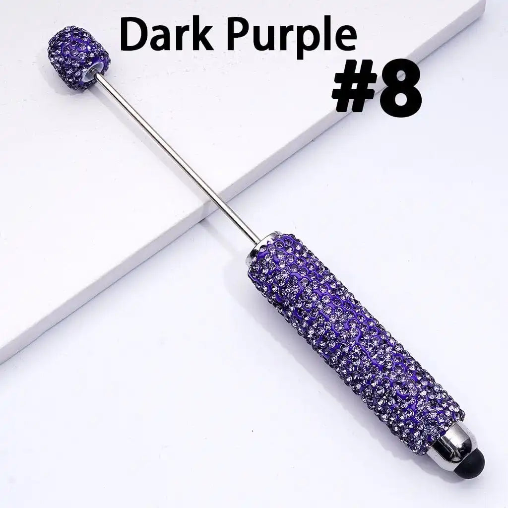 Wholesale DIY Beadable Rhinestone Ballpoint Pens Multi-Function Touchscreen Stylus Pens