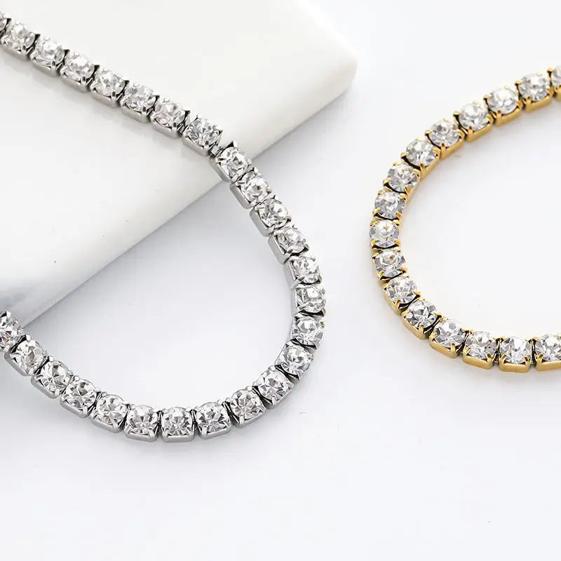 B4256 Permanent Stainless Steel Chain Machine 18k Gold Silver Crystal Claw Chain Roller Chains Jewelry Diy