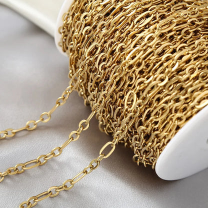 B4755 360L Stainless Steel Chain O Bulk 18k Gold Chain Waterproof Chain for Men Jewelry