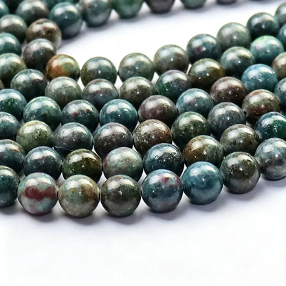 Wholesale New Ruby in Kyanite Beads, Round Red Rubies Sapphire Stones Beads Loose Bead for DIY Jewelry Making 6mm 8mm 10mm