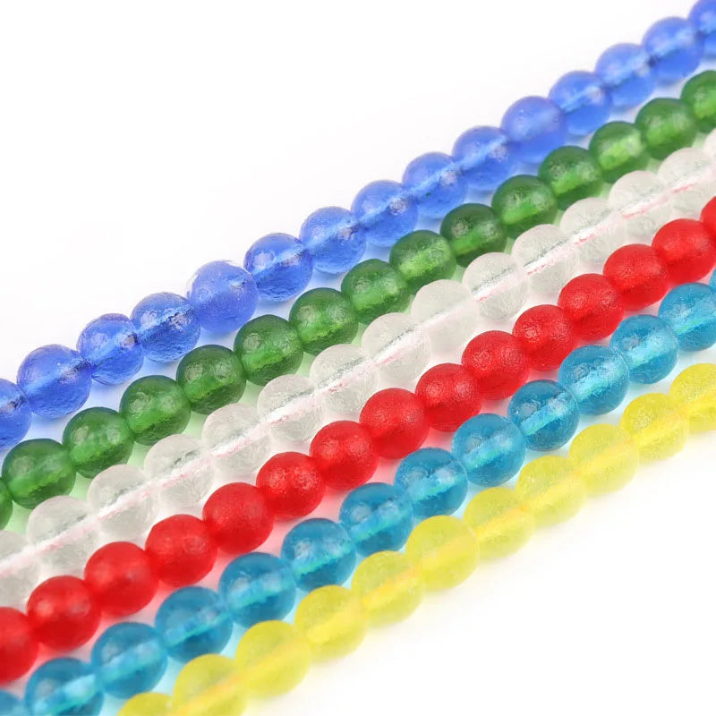 Wholesale Matte Loose Beads Green Red White Blue Rough Red Meteorite Beads Czech Moldavite Glass Beads for Jewelry Making