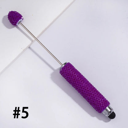 DIY Durable Plastic Touchscreen Glitter-Covered for Pen New Candy Colored Multifunctional Clip on Gift Pen Wholesale