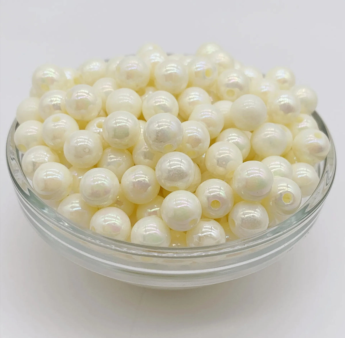 Hot Sale 500G/bag Acrylic Beads AB Plating Plastic Round Loose Beads for Mobile Phone Chain Bracelet Jewelry Making