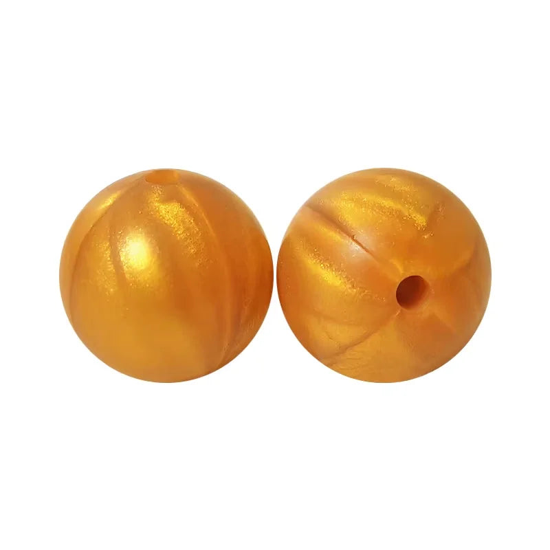 100PCS Custom Wholesale 9mm 12mm 15mm Food Grade BPA Free Baby Chew Teether Silicone DIY Beads for Pen Making Accessories