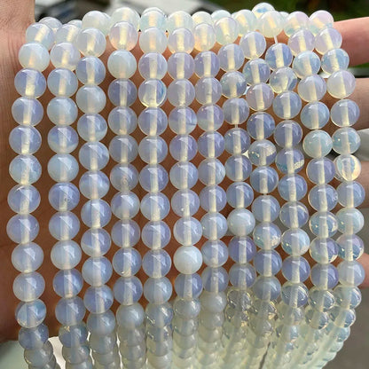 Wholesale Natural Stone Beads Amethyst Citrine Rose Quartz Crystal Gemstone Bead for DIY Jewelry Making 4 6 8 10 12 MM, 38CM