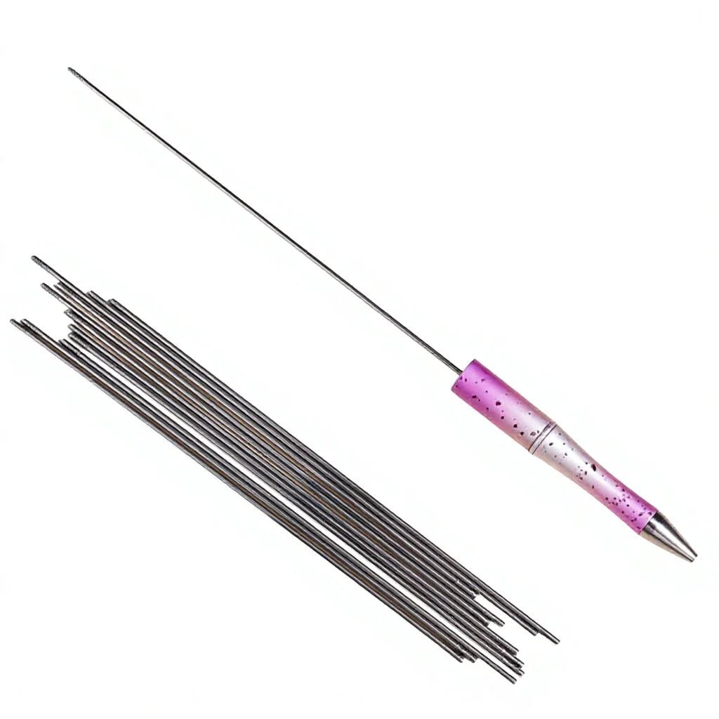 100PCS 160MM Magnetic Extension Rod for Beadable Keychains Eco Friendly Replacement Stick for DIY Beading Craft & Keychain Making Bulk