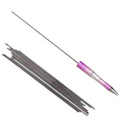 100PCS 160MM Magnetic Extension Rod for Beadable Keychains Eco Friendly Replacement Stick for DIY Beading Craft & Keychain Making Bulk