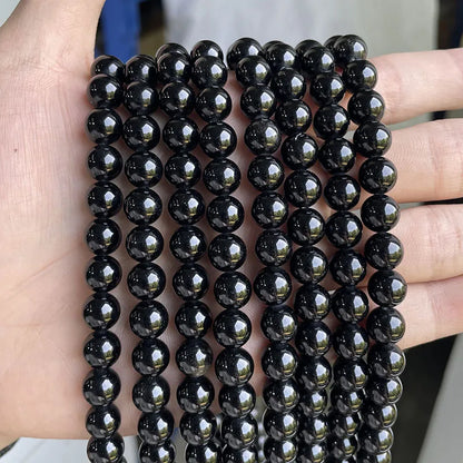Wholesale Natural Stone Beads Amethyst Citrine Rose Quartz Crystal Gemstone Bead for DIY Jewelry Making 4 6 8 10 12 MM, 38CM